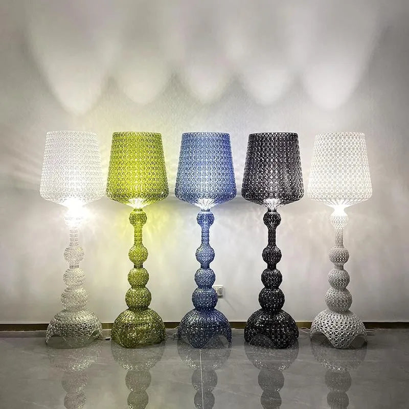 Italian Kartell Living Room Floor Lamp Designer, Artistic Decoration, Hollowed Out Internet Famous Ornament, Ins Style Bedroom L
