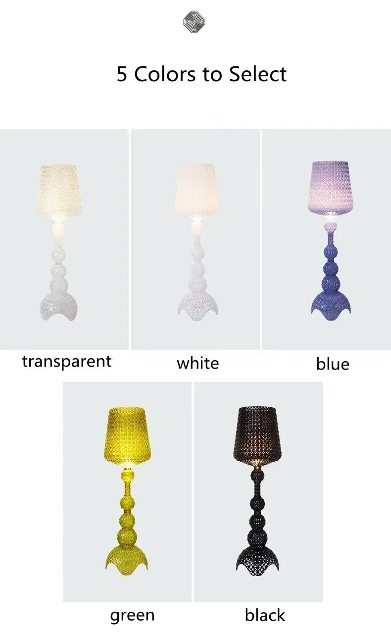Italian Kartell Living Room Floor Lamp Designer, Artistic Decoration, Hollowed Out Internet Famous Ornament, Ins Style Bedroom L