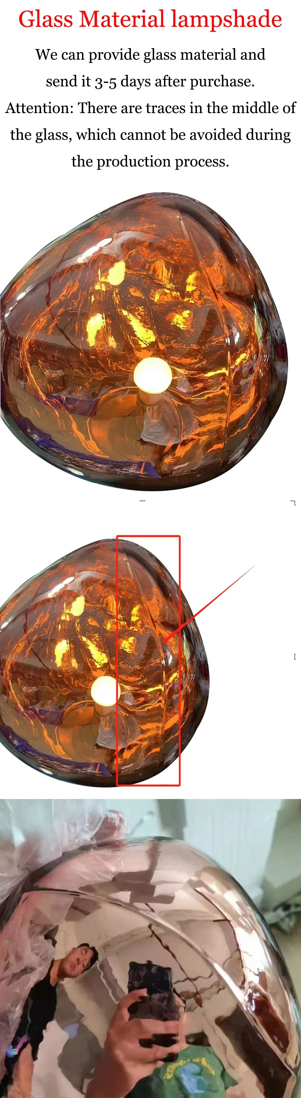 Nordic LED Lava Ceiling Pendant Lamp Glass Pendant Lights Modern Lighting Living Room Indoor Decor Home Fixtures Kitchen Hanging
