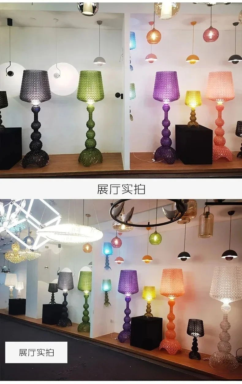 Italian Kartell Living Room Floor Lamp Designer, Artistic Decoration, Hollowed Out Internet Famous Ornament, Ins Style Bedroom L