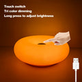 Bauhaus Table Lamp USB Plug Bedroom Bedside Lamp Living Room Dining Room Decoration Donut Ambient Light