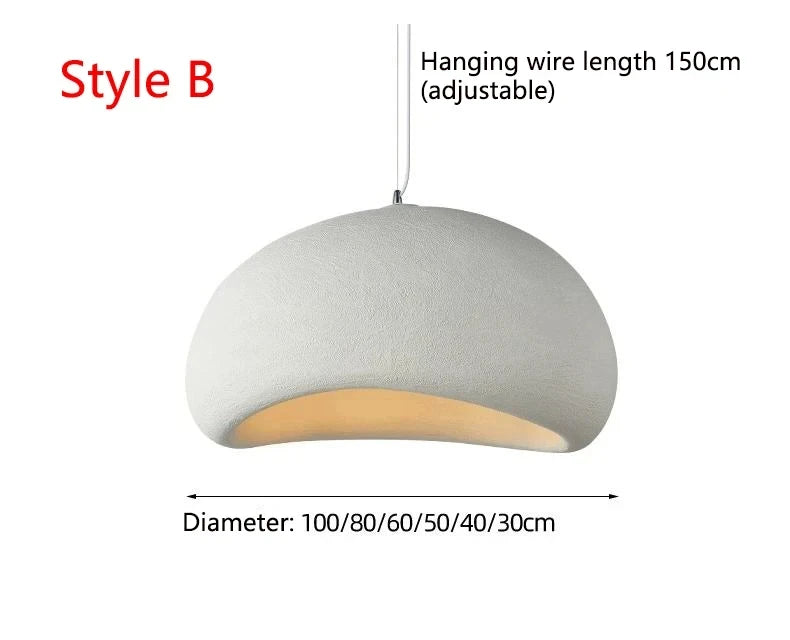 Japanese Wabi Sabi Chandelier Modern LED Pendant Lights for Dining Living Room Bedroom Bar Designer Homestay E27 Hanging Lamps