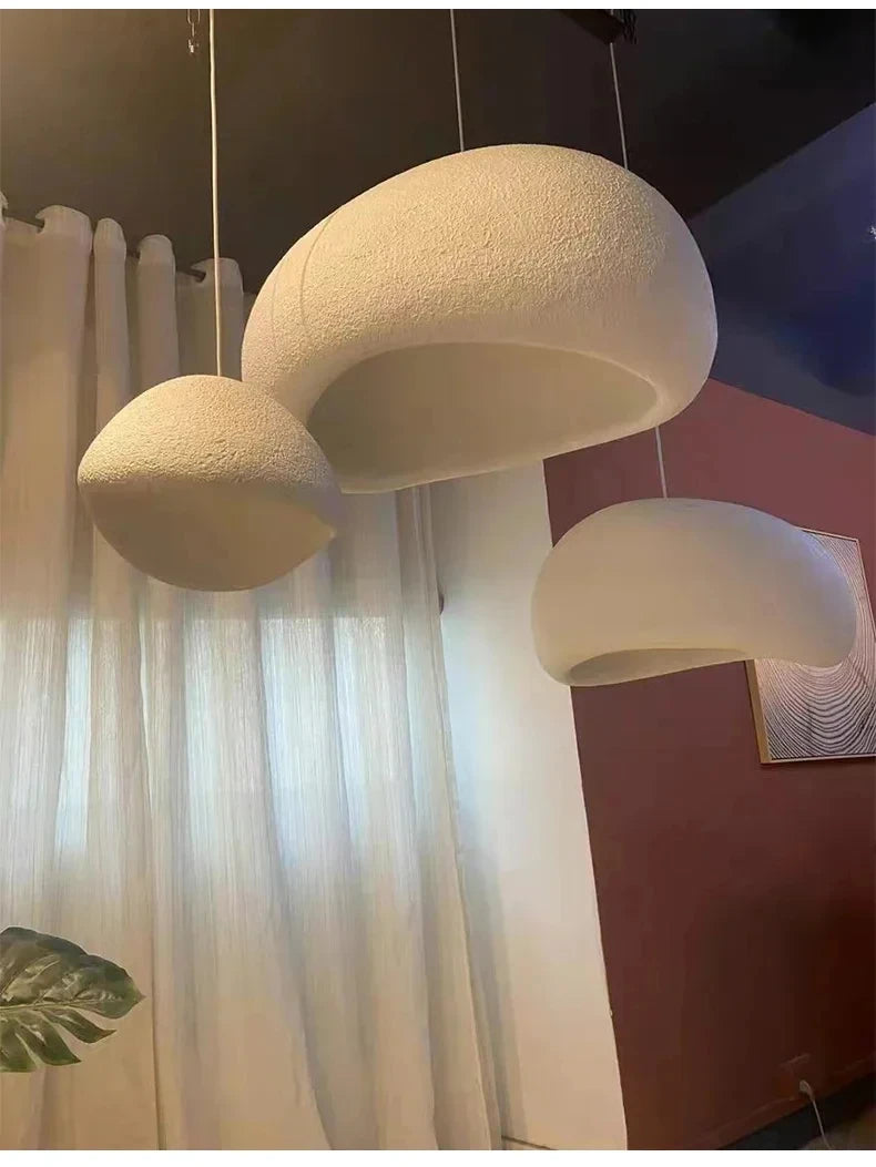 Japanese Wabi Sabi Chandelier Modern LED Pendant Lights for Dining Living Room Bedroom Bar Designer Homestay E27 Hanging Lamps