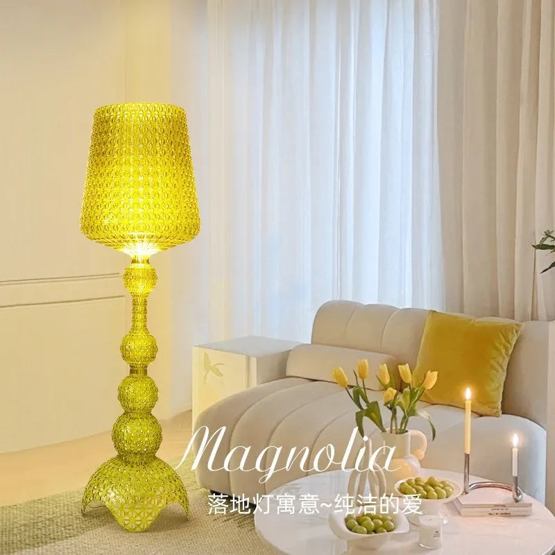 Italian Kartell Living Room Floor Lamp Designer, Artistic Decoration, Hollowed Out Internet Famous Ornament, Ins Style Bedroom L