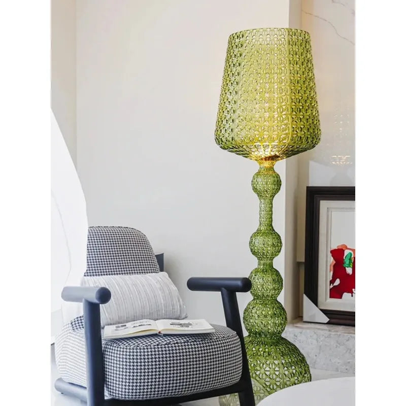 Italian Kartell Living Room Floor Lamp Designer, Artistic Decoration, Hollowed Out Internet Famous Ornament, Ins Style Bedroom L