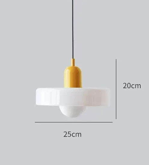 Nordic Retro E27 Colorful Ceiling Chandelier Orange Glass Pendant Lamp for Home Decor Dining Room Cafe Bar Counter Lighting