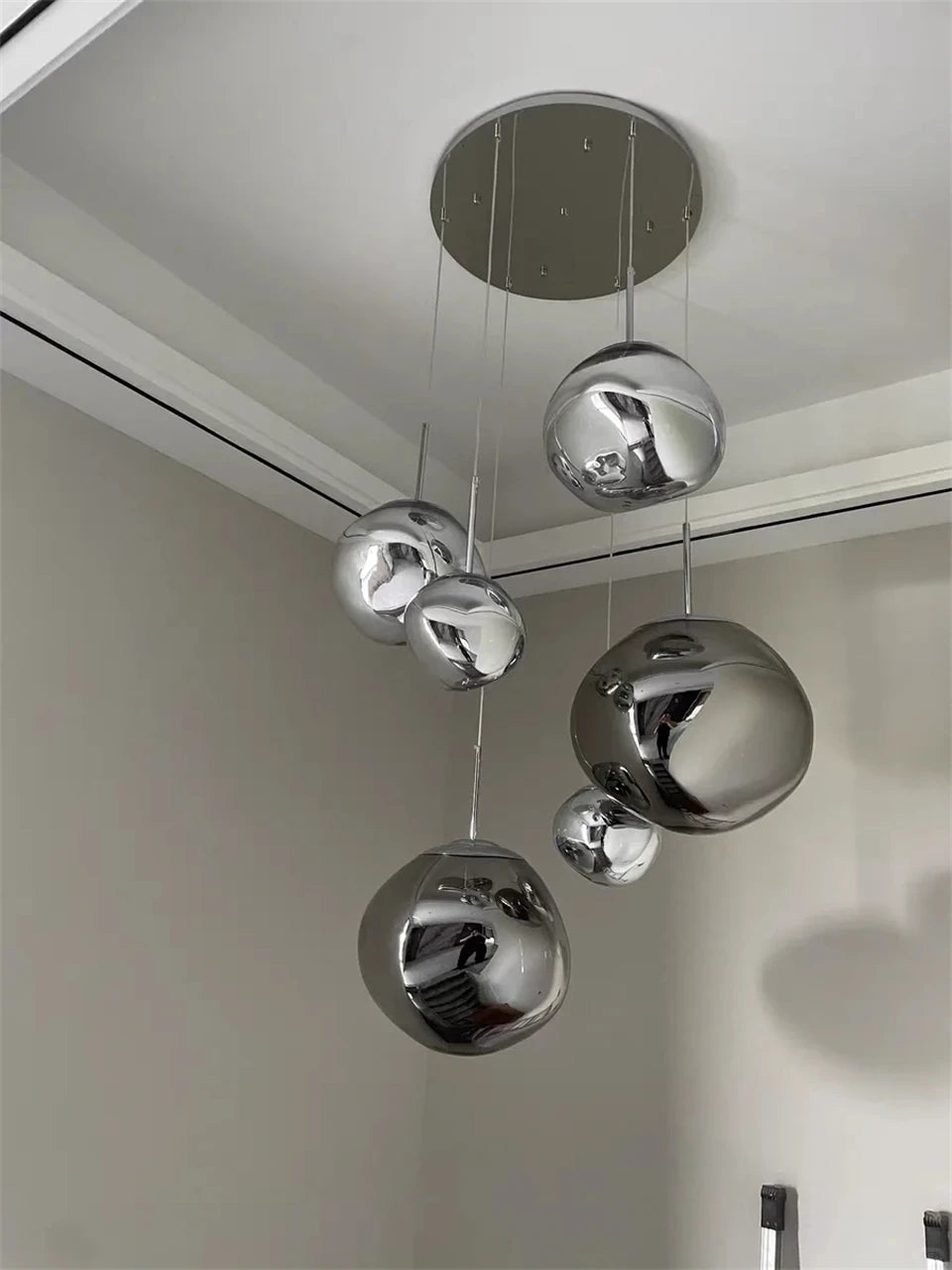 Nordic LED Lava Ceiling Pendant Lamp Glass Pendant Lights Modern Lighting Living Room Indoor Decor Home Fixtures Kitchen Hanging