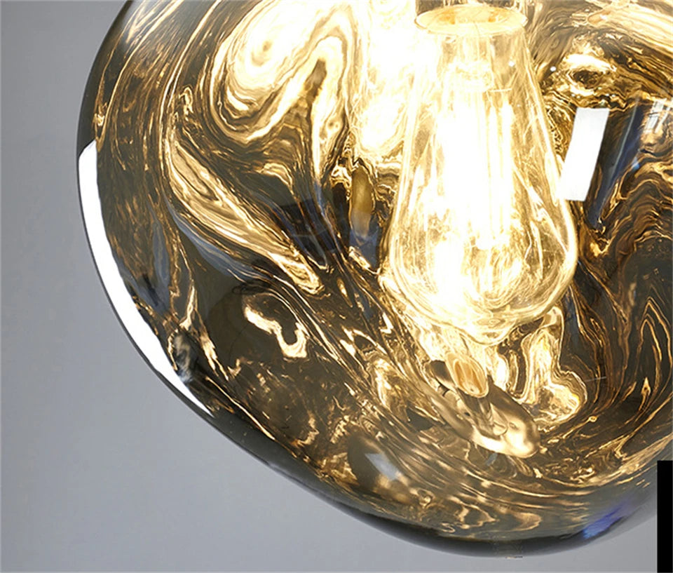 Nordic LED Lava Ceiling Pendant Lamp Glass Pendant Lights Modern Lighting Living Room Indoor Decor Home Fixtures Kitchen Hanging