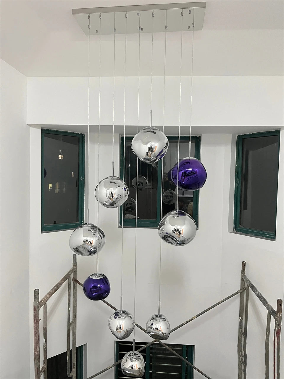 Nordic LED Lava Ceiling Pendant Lamp Glass Pendant Lights Modern Lighting Living Room Indoor Decor Home Fixtures Kitchen Hanging