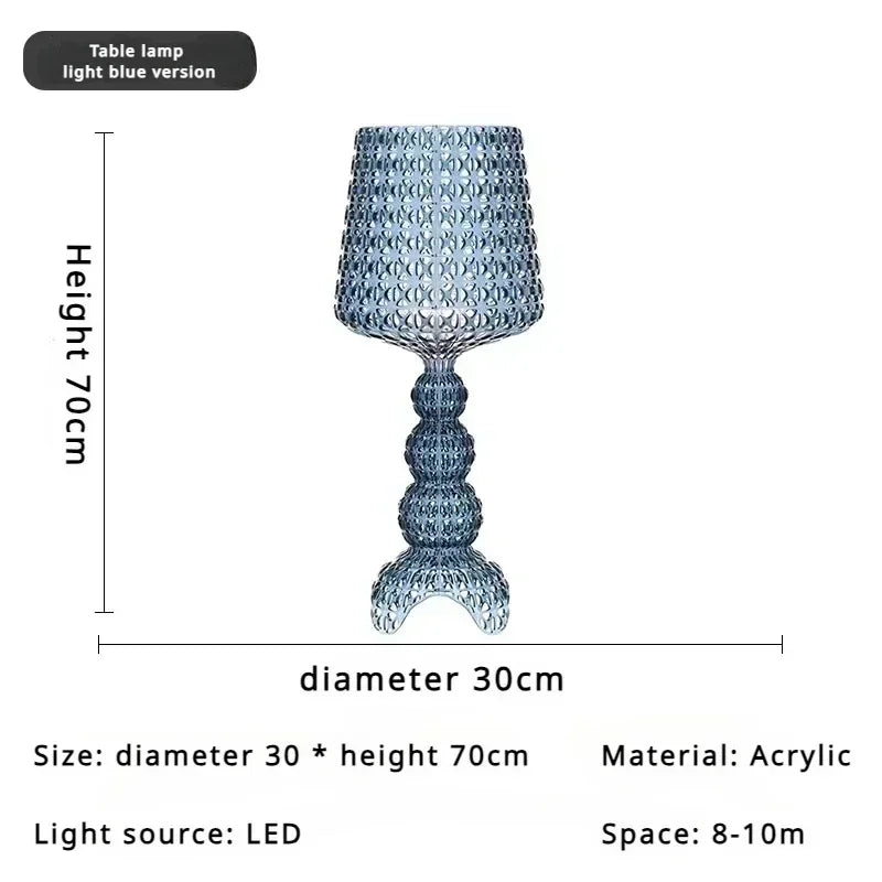 Italian Kartell Living Room Floor Lamp Designer, Artistic Decoration, Hollowed Out Internet Famous Ornament, Ins Style Bedroom L