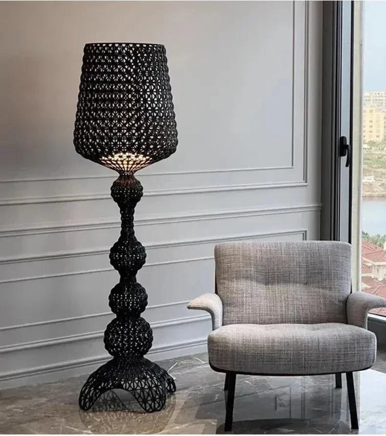 Italian Kartell Living Room Floor Lamp Designer, Artistic Decoration, Hollowed Out Internet Famous Ornament, Ins Style Bedroom L