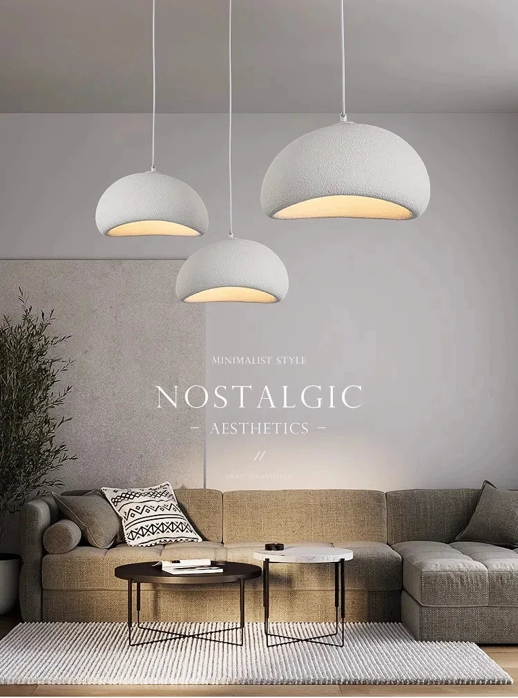 Japanese Wabi Sabi Chandelier Modern LED Pendant Lights for Dining Living Room Bedroom Bar Designer Homestay E27 Hanging Lamps