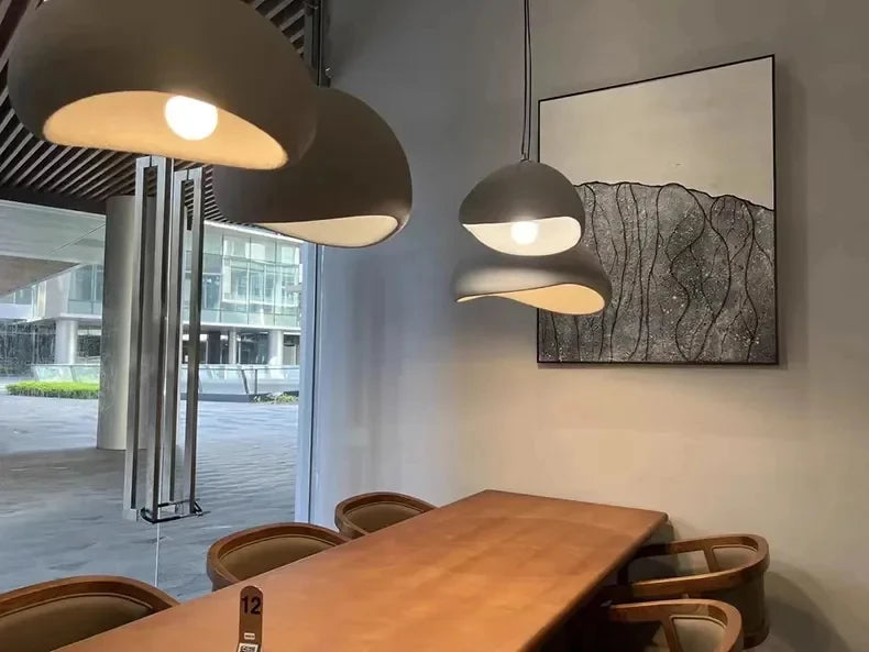 Japanese Wabi Sabi Chandelier Modern LED Pendant Lights for Dining Living Room Bedroom Bar Designer Homestay E27 Hanging Lamps
