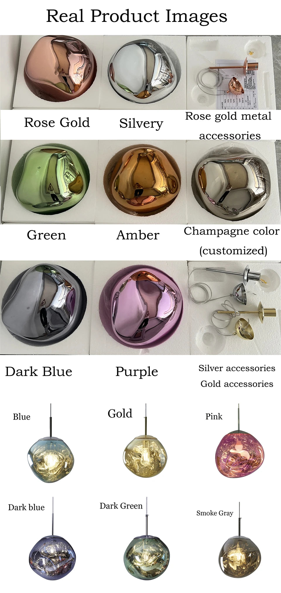 Nordic LED Lava Ceiling Pendant Lamp Glass Pendant Lights Modern Lighting Living Room Indoor Decor Home Fixtures Kitchen Hanging